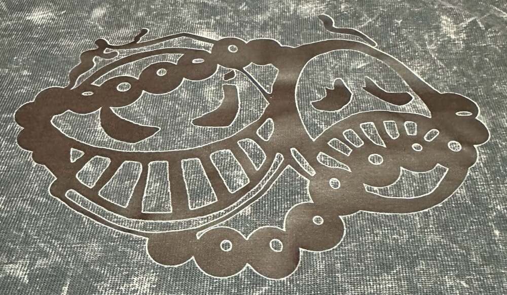 Smor Blanks One Piece Portgas D. Ace Mineral Wash Graphic T-Shirt Size L